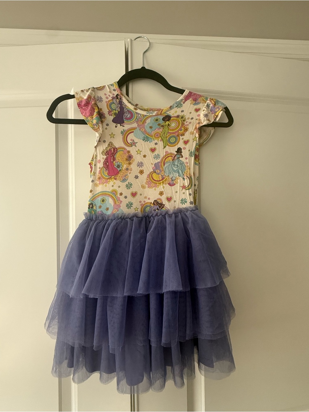 Posh Peanut x Barbie Purple Tiered Tulle  Dress